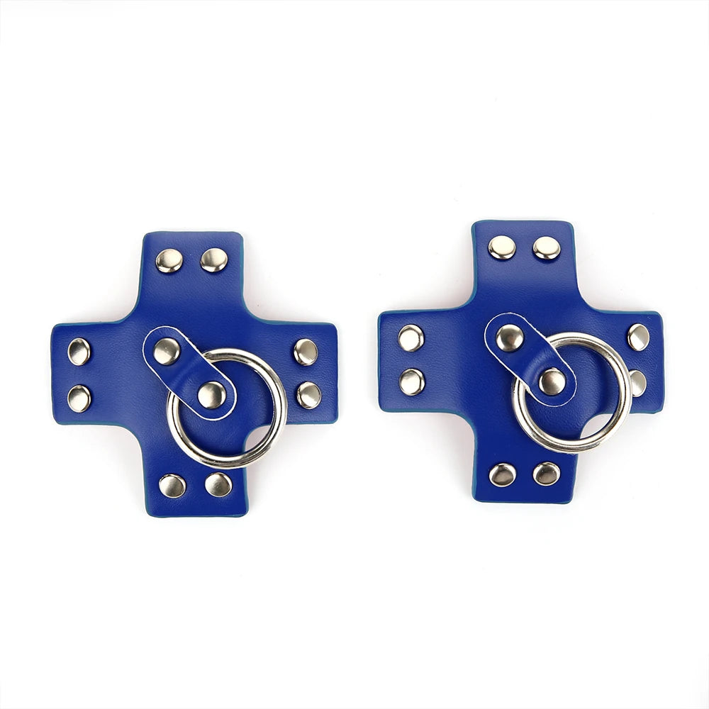 New 1pair Women PU Leather Nipple Cover Reusable Pasties