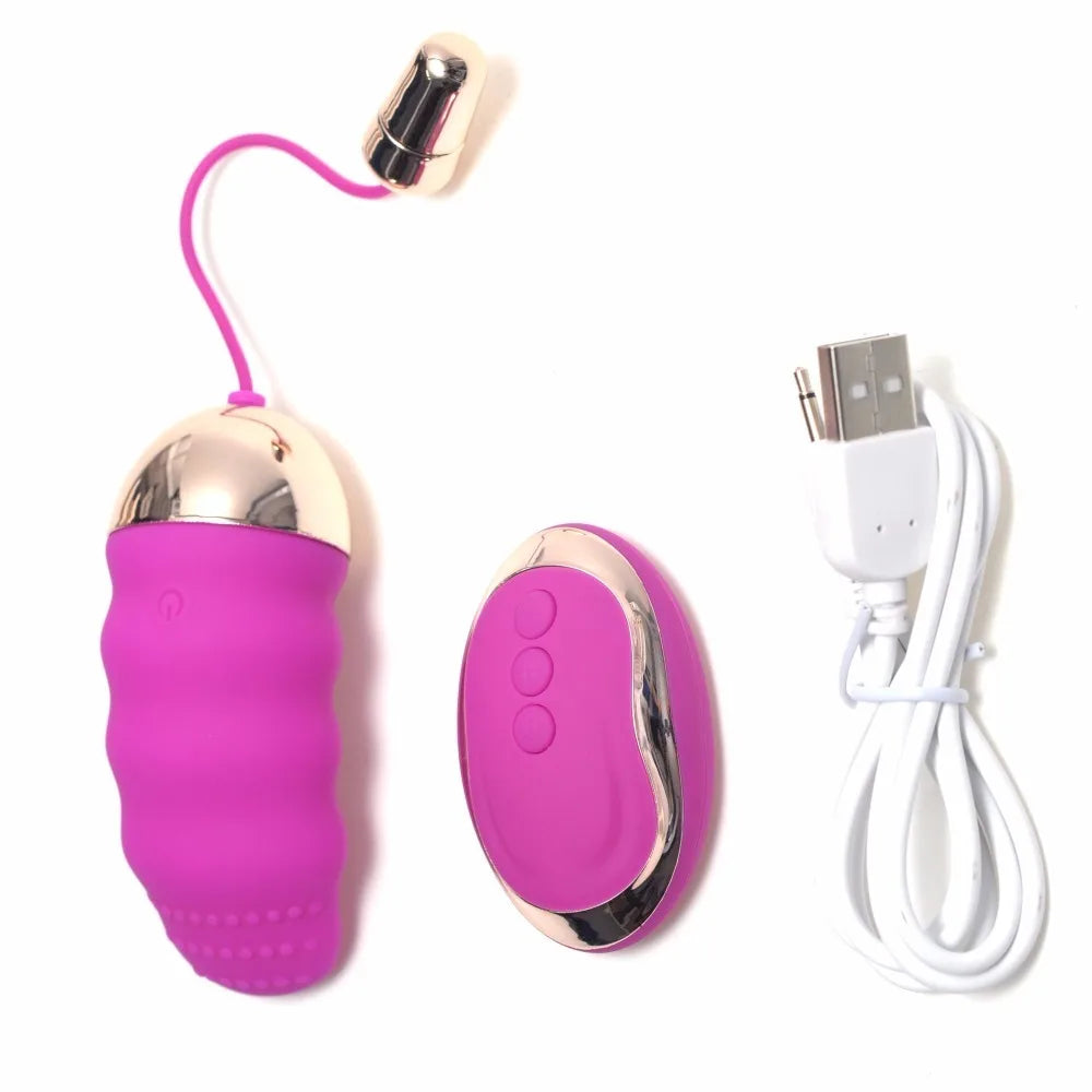 Waterproof Wireless Remote Vibrating Egg Lipstick Vibrator