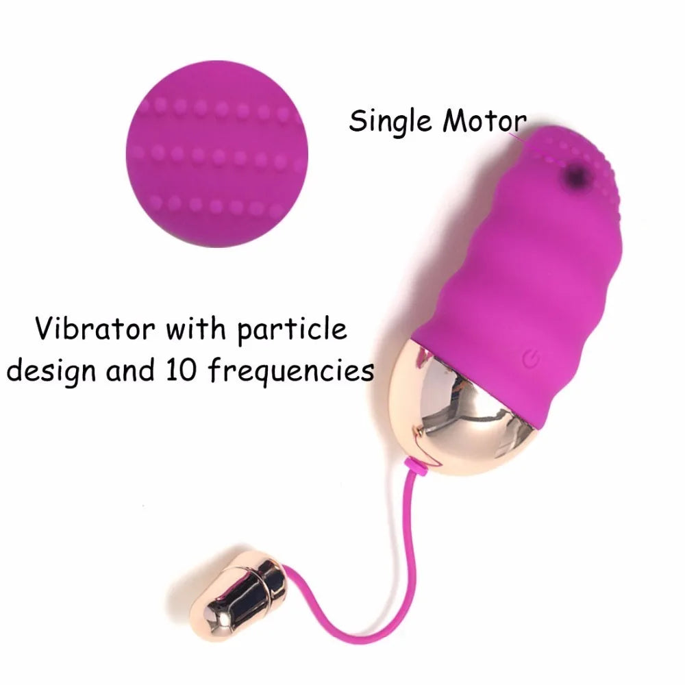 Waterproof Wireless Remote Vibrating Egg Lipstick Vibrator