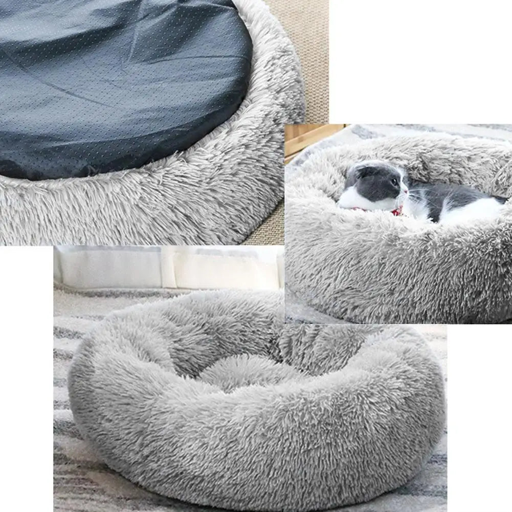 Pet Heated Pad Soft Cozy Fluffy Easy To Clean Bed USB Charged