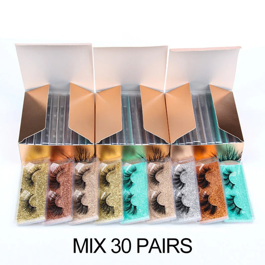 Eye Lashes Wholesale 6D Mink Lashes Natural Faux Cils