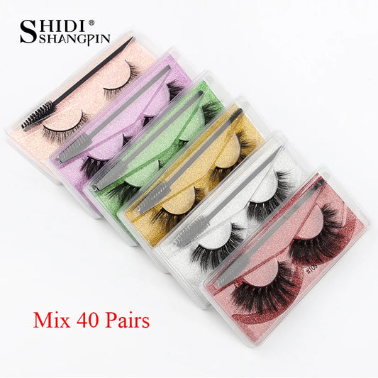 Mink Eyelashes Wholesale 5/30/100 Pairs 3D Mink Lashes