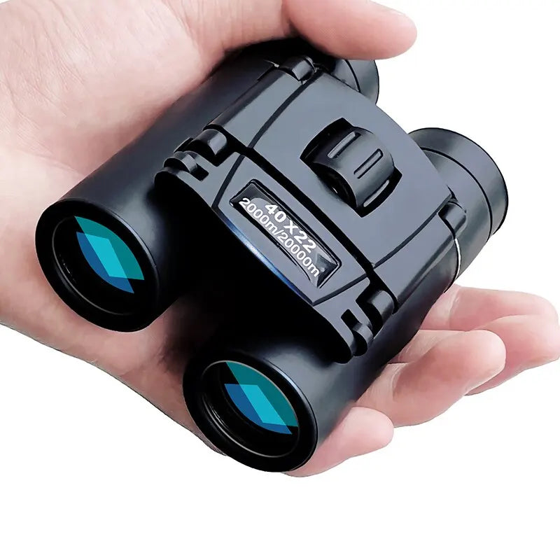 40x22 HD Binoculars BAK4 FMC Optics Long Range Folding For Hunting Outdoor