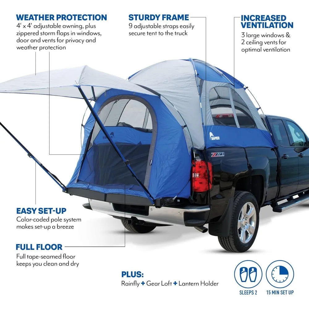 Sportz Truck Bed Camping Tent - Waterproof 2-Person Tent