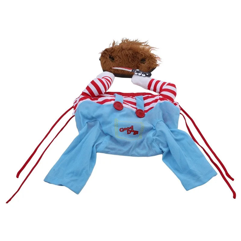 Funny Dog Horror Movie Sweatshirt Set Cosplay Chucky Outfit