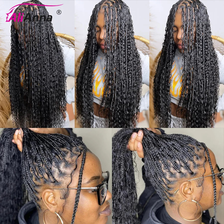 Deep Wave Boho Braids 100% Human Hair Bulk Extensions