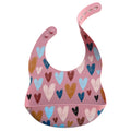 Fashionable Cartoon Printed Waterproof Soft Baby Silicone Bibs