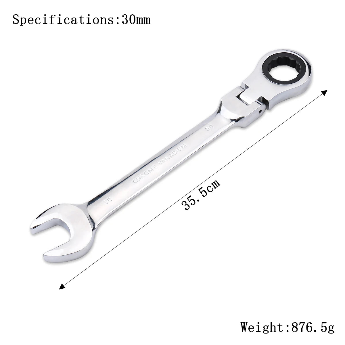 Ratchet Wrench of Keys Spanner Set Hand Tool 72-Tooth Ratchet