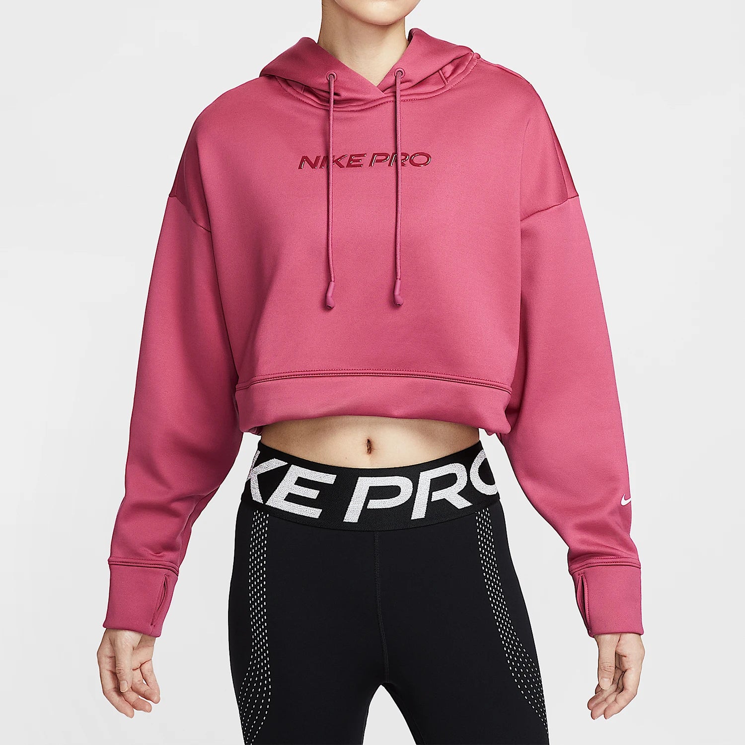 Nike Womens Hooded Training Short Sleeve Sweatshirt HV3601 634