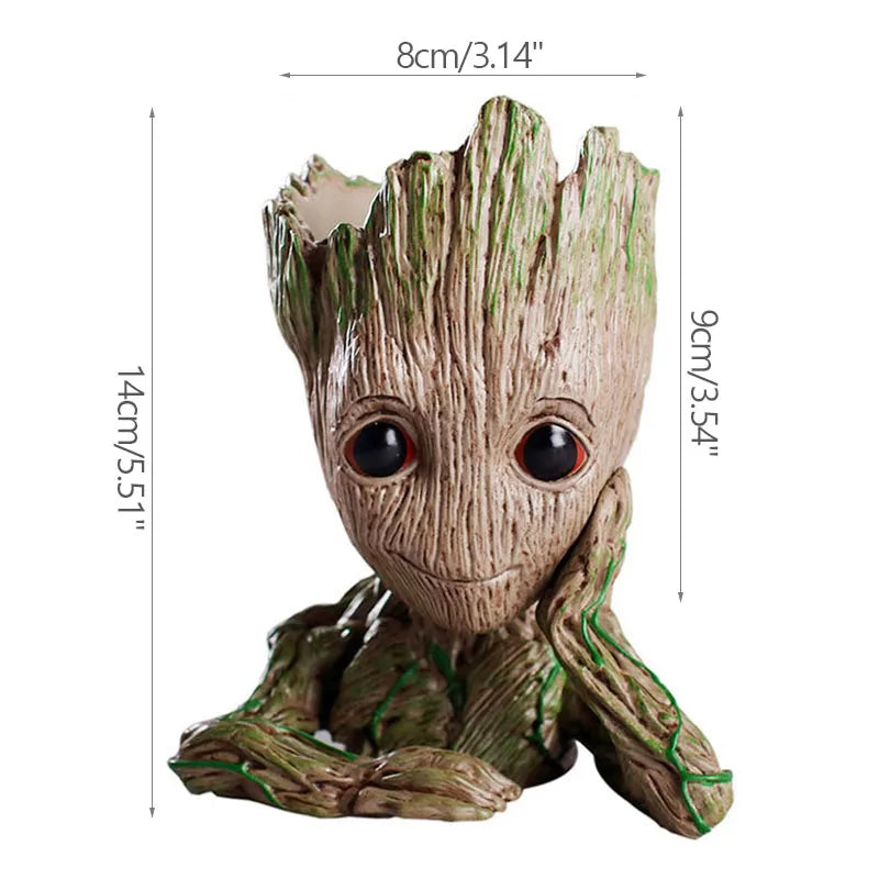 MINISO Groot Flower Pot Ornament Modern Art Vase For Living Room Decor