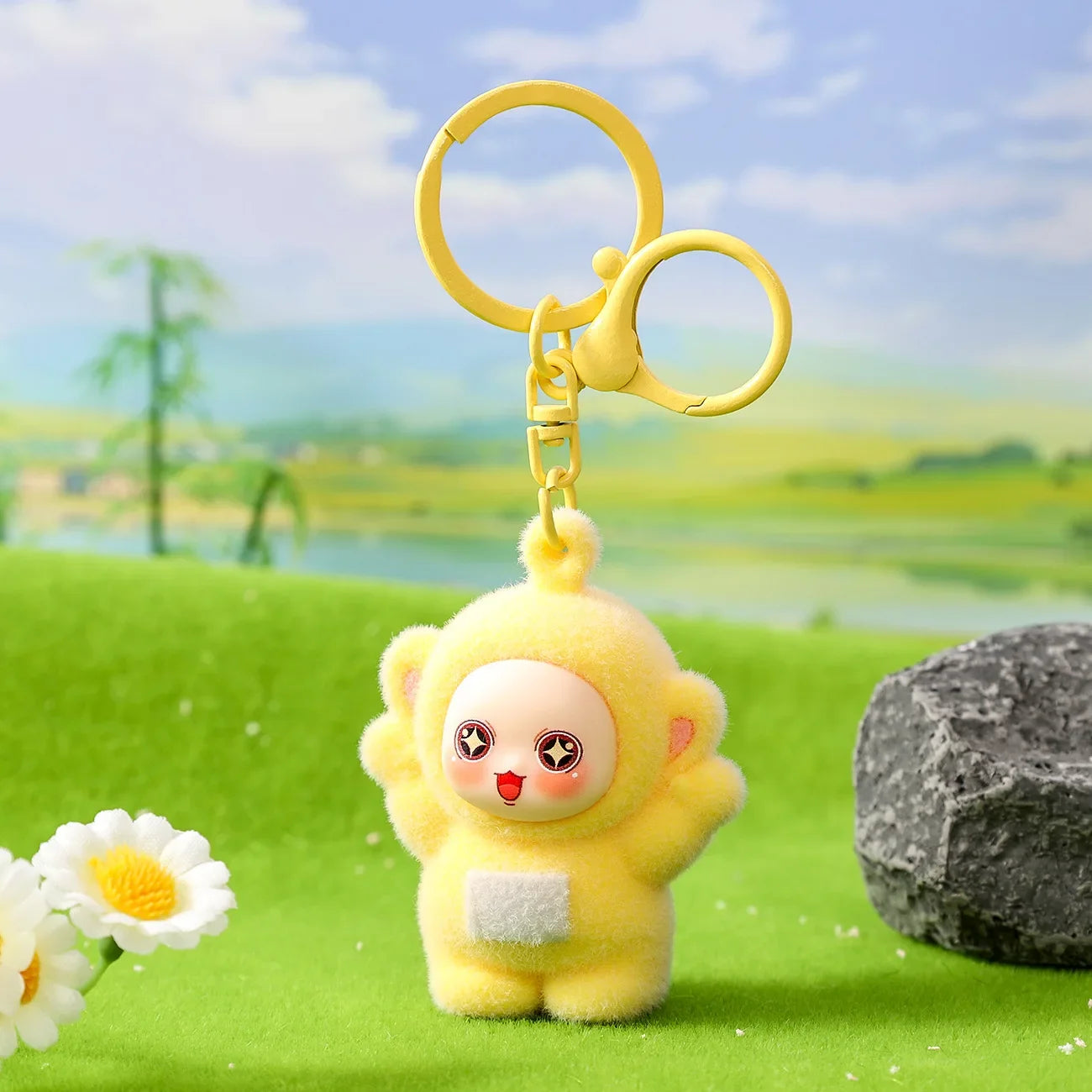Four Color Baby Series Cartoon Keychains Cute Pendants For Kids School Bags