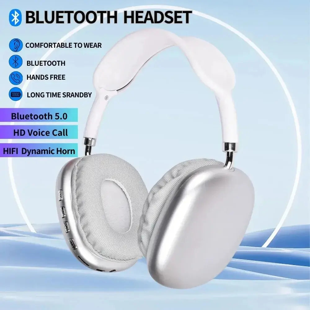 Newest Headphone Wireless Bluetooth Headset With Mic Noise Cancelling