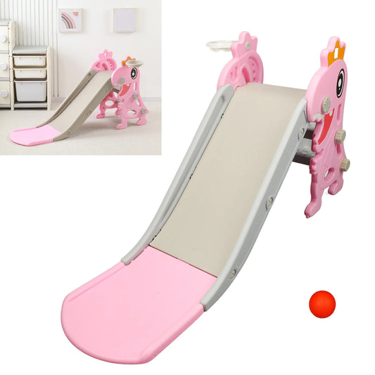 Indoor Slide for Kids Toddlers Age 1 To 8 Years Old Dinosaur Shape Non Slip Stairs