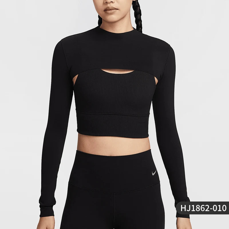 Nike Zenvy Dri Fit Womens Ultra Short Top HJ1862 010