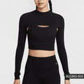 Nike Zenvy Dri Fit Womens Ultra Short Top HJ1862 010