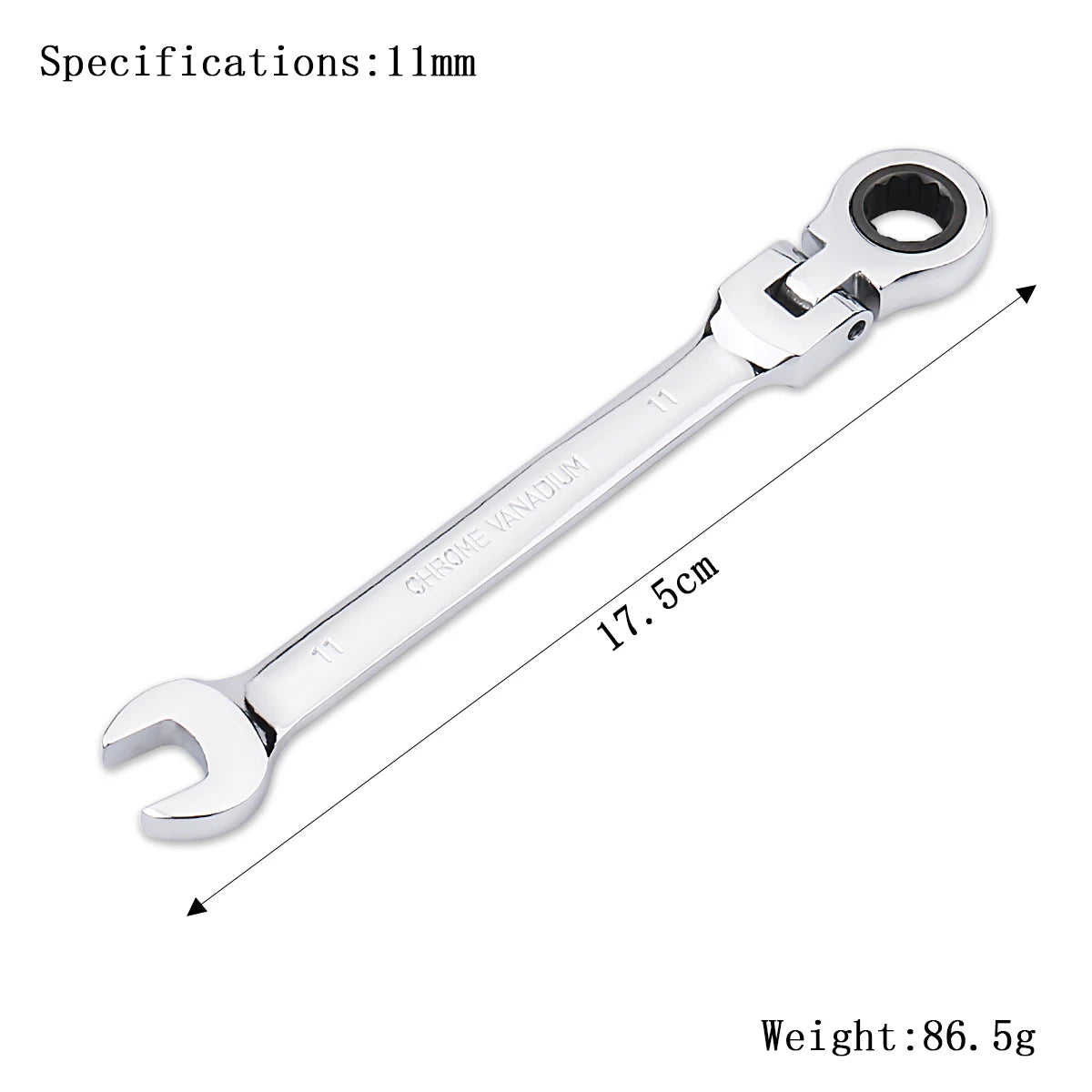 Ratchet Wrench of Keys Spanner Set Hand Tool 72-Tooth Ratchet