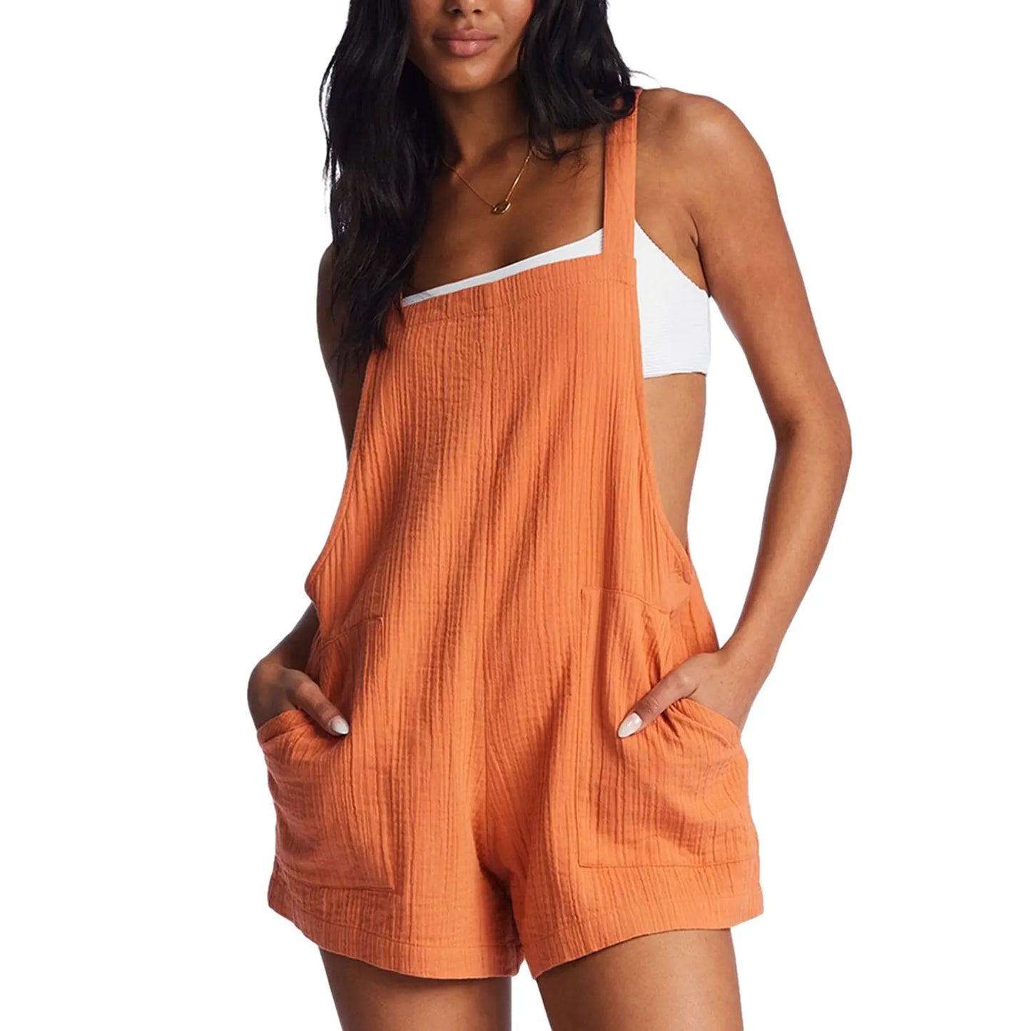 Women Summer Short Jumpsuit Sleeveless Spaghetti Strap