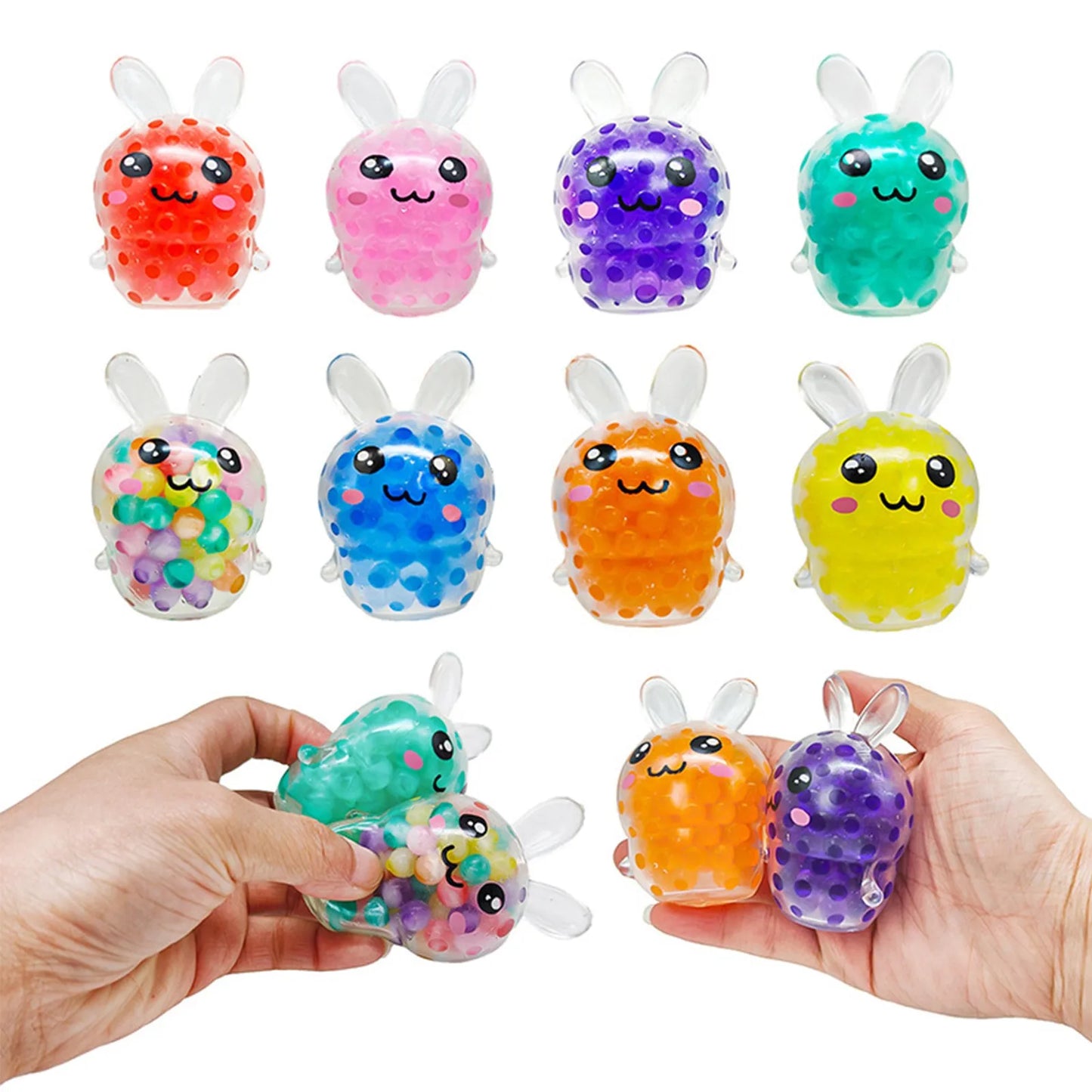 New Easter Kids Adult Bunny Small Animal Pinch Ball Fidget Toys