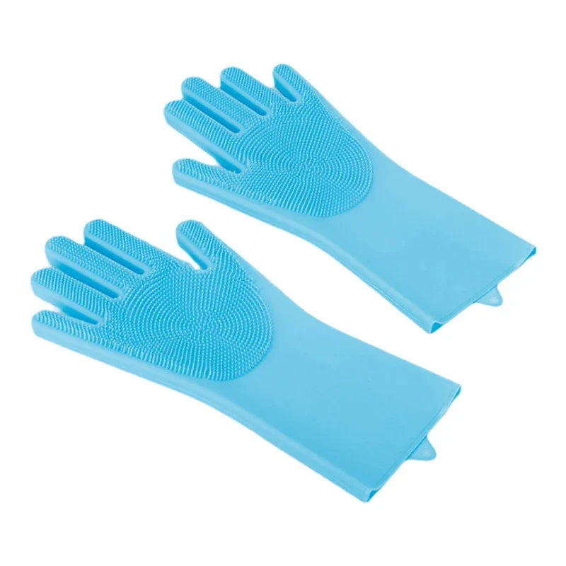 Pet Grooming Bathing Gloves Dog Cat Bathing Shampoo Scrubber