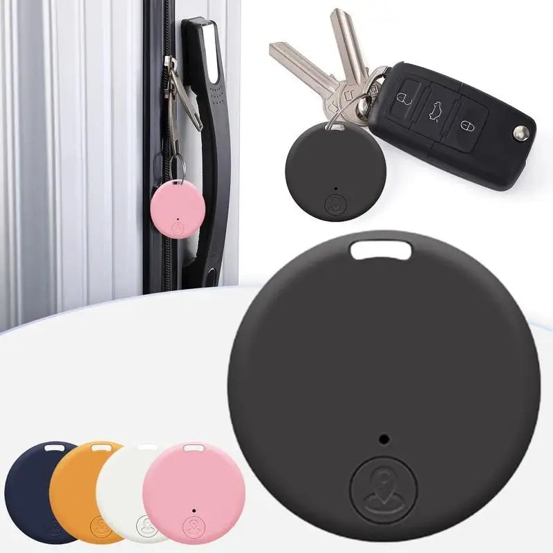 Mini GPS Locator Anti-Lost Alarm Smart Tag Bluetooth-Compatible Keychain Tracker for Dogs Pets and Children