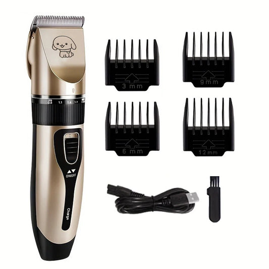 Pet Hair Trimmer Kit Electric Precision Clippers for Dogs and Cats