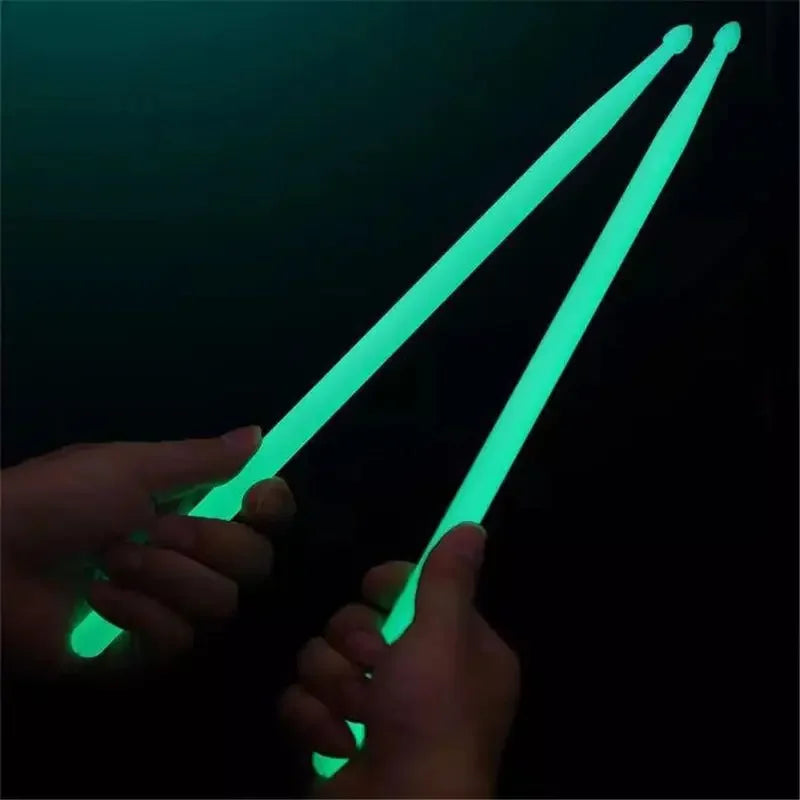 5A Luminous Drum Stick Nylon Fluorescent Drumsticks Glow in The Dark