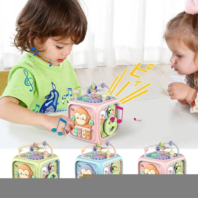 6 In 1 Toddler Educational Shape Sorter Musical Toy