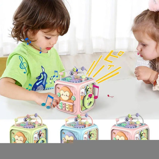 6 In 1 Toddler Educational Shape Sorter Musical Toy