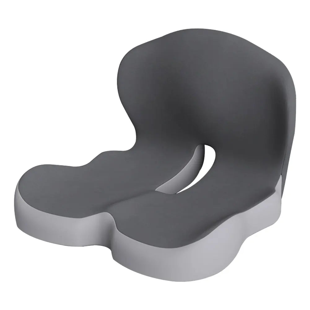 Memory Foam L-Shaped Integrated Seat Cushion with Lumbar Support Office Chair Cushion for Car Truck Desk Gaming Chair
