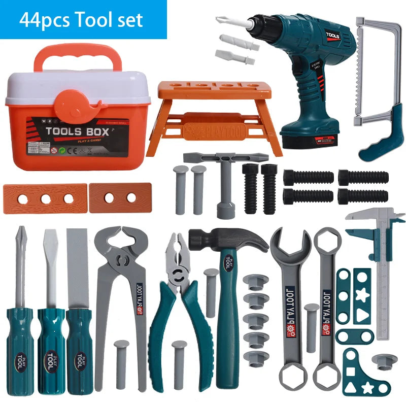 Stem Construction Repair Toolbox Toy Set With Disassembling Screwdrivers