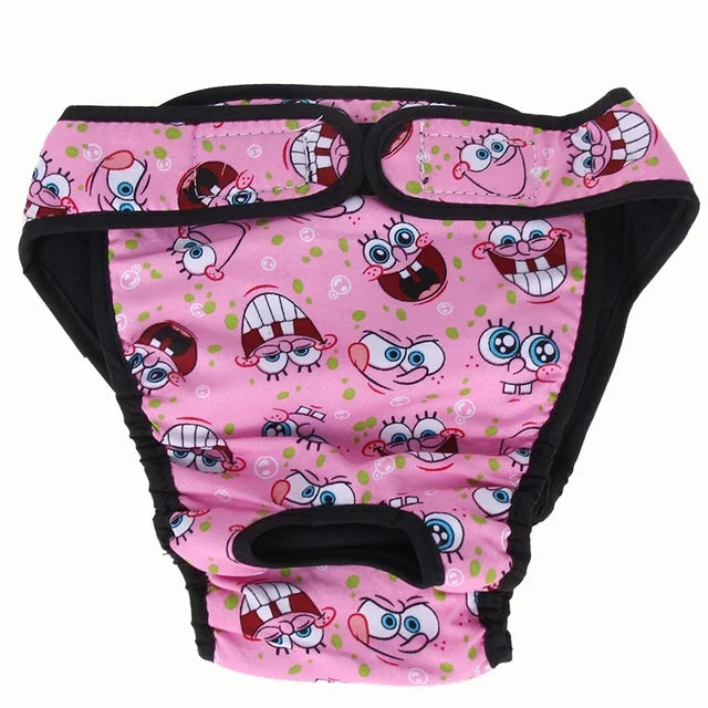 Large Dog Diaper Sanitary Pants Washable Female Dog Underwear