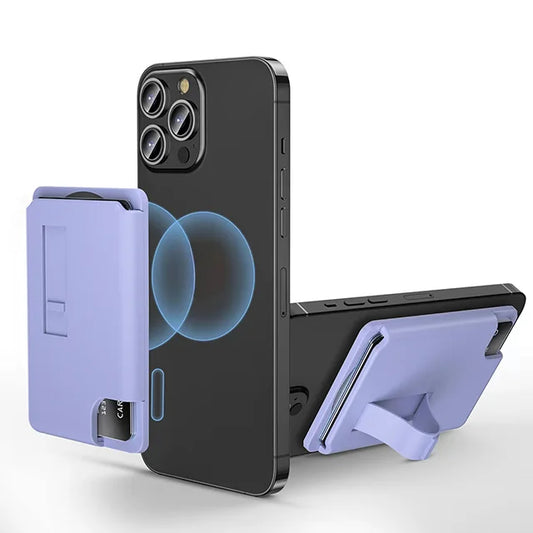 Grippopso Magnetic Wallet Universal Phone Card Holder Case