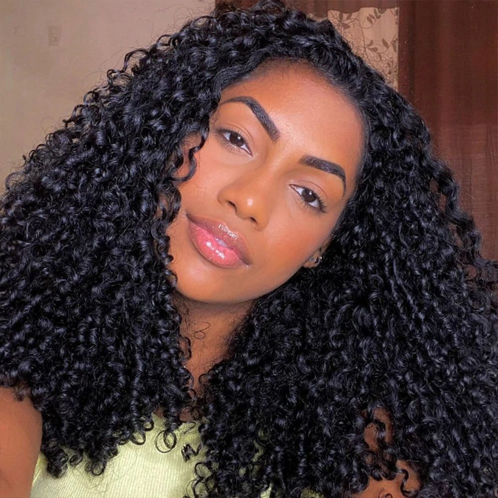 18A Burmese Pixie Curly Bundles With HD Lace Closure Frontal Virgin Human Hair