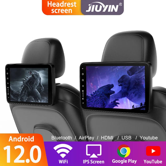 JIUYIN Touch Screen For Car Headrest Car Player With IPS Screen