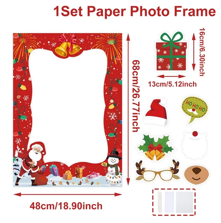 Christmas Photo Frame 2025 Merry Christmas Home Decor Gift