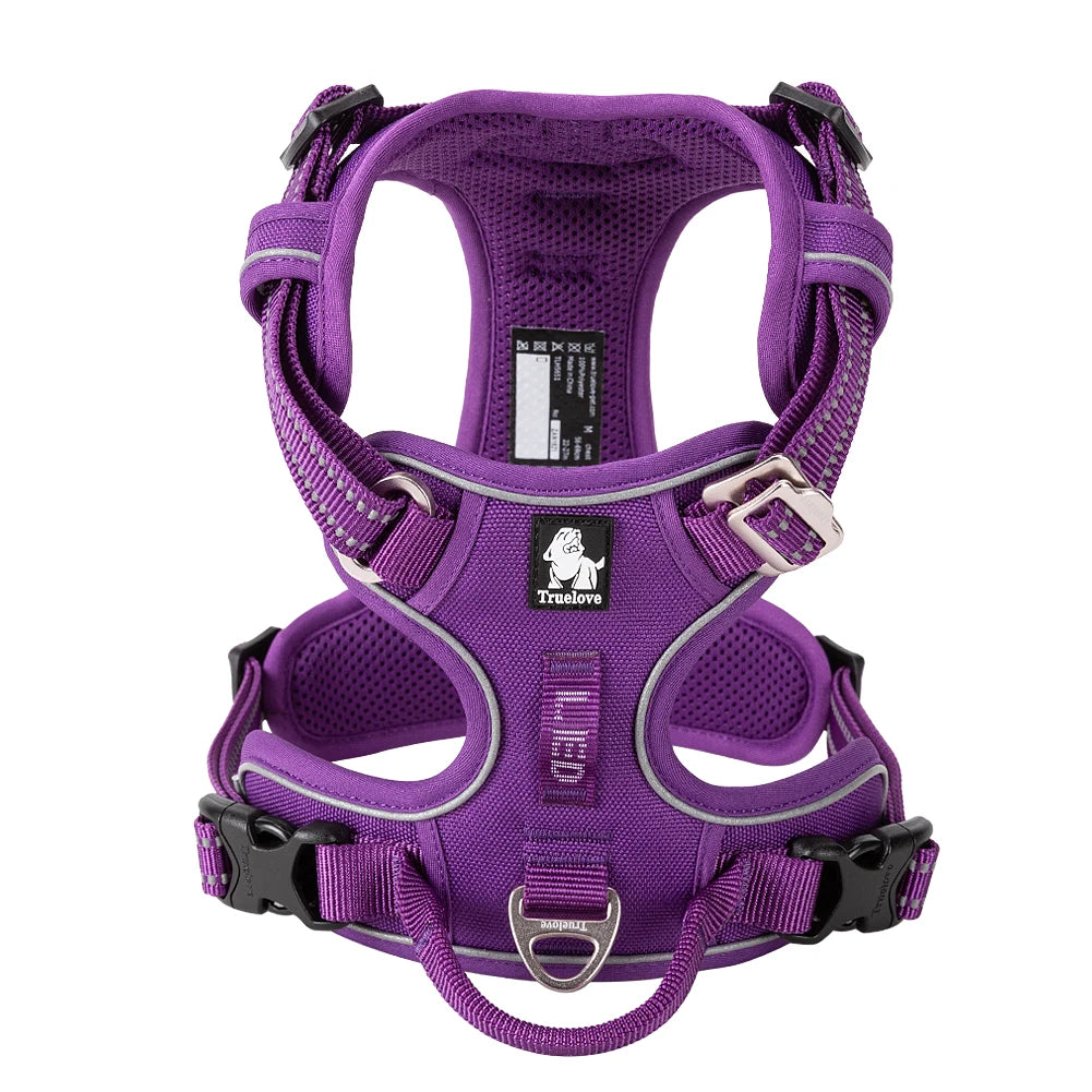 Winhyepet Training Dog Vest Reflective Nylon Harness for All Sizes