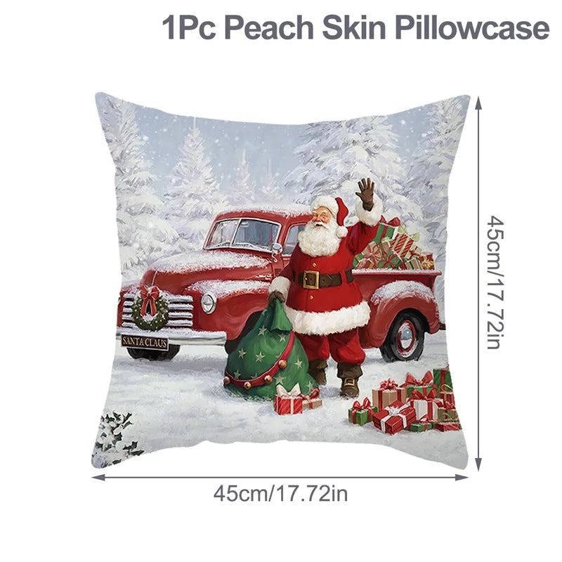 Christmas Cushion Cover For Home Decor 2025 2026 Pillowcase