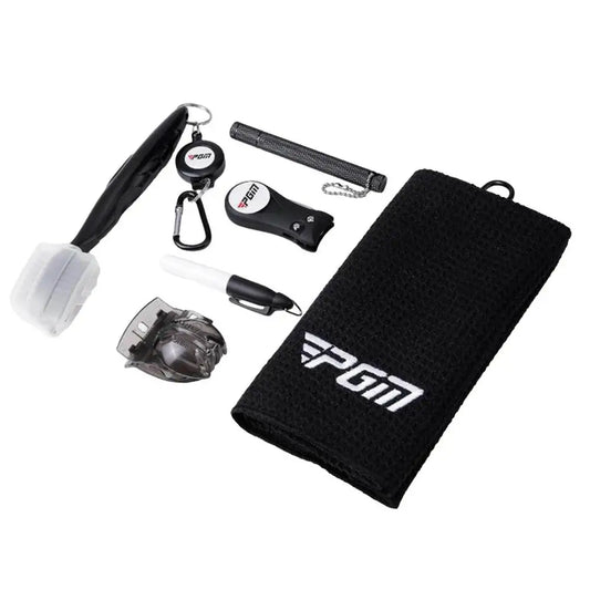 Golf Accessories Set Practical Portable Golfing Set Divot Repair Tool Golf Cleaning Kit Club Cleaning Brush for Men and Women