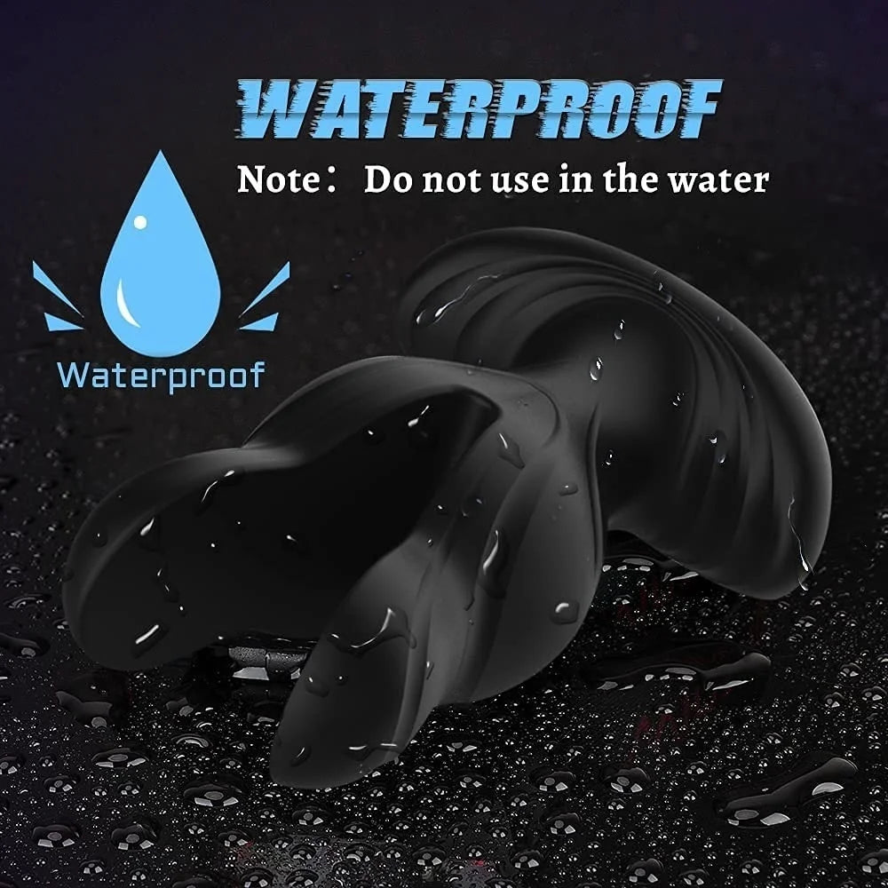 Wireless Remote Anal Vibrator Prostate Massager Butt Plug