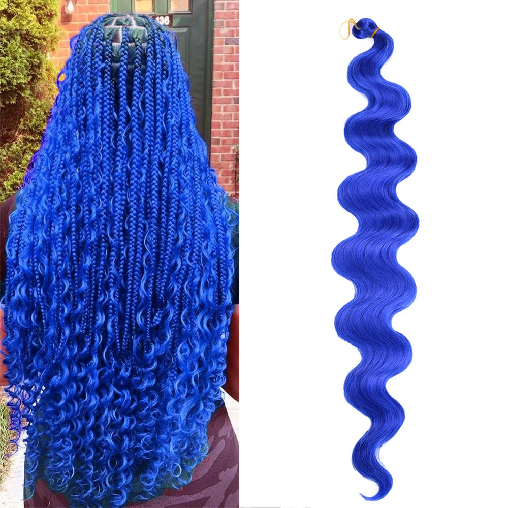 28 Inch Long Deep Wave Crochet Hair Effortless Ocean Wave Glam