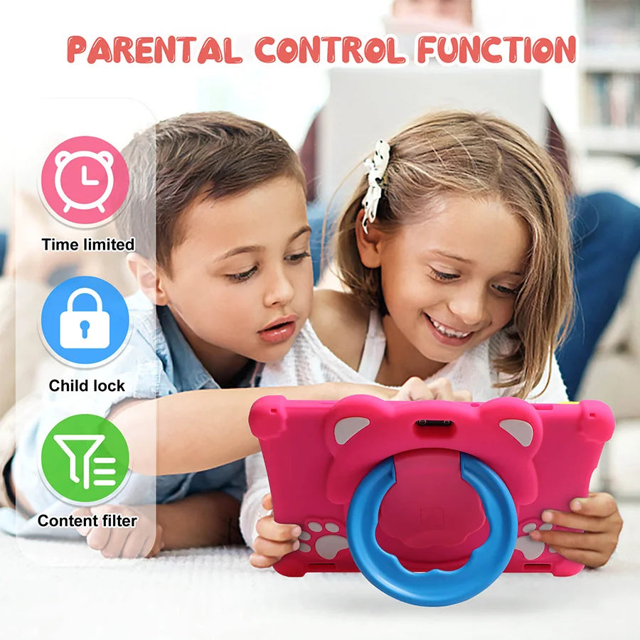 ATMPC Kids Tablet PC 10.1 Inch Android 14 with 6GB RAM