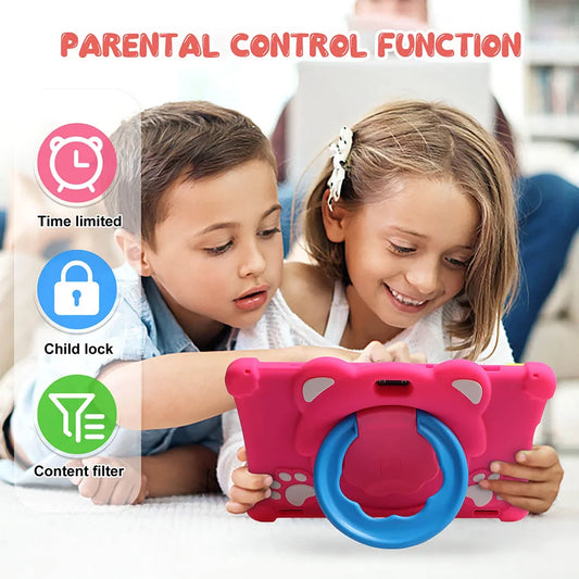 ATMPC Kids Tablet PC 10.1 Inch Android 14 with 6GB RAM
