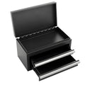 Two Layer Metal Tool Box Chest With Drawers And Ball Bearing Slides For Garage