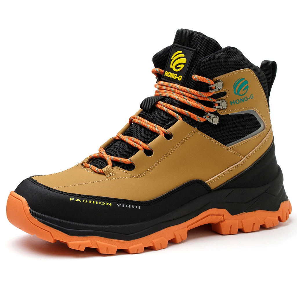 VEIGAR Men Steel Toe Safety Shoes Anti Puncture Breathable Work Boots