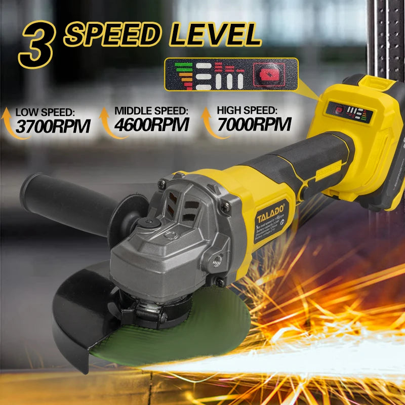 20V 6 In 1 Power Tool Set Wrench Drill Chainsaw Angle Grinder Pruning Shear