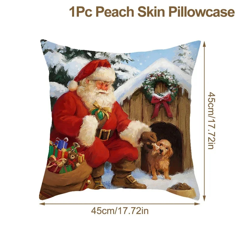 Christmas Cushion Cover For Home Decor 2025 2026 Pillowcase