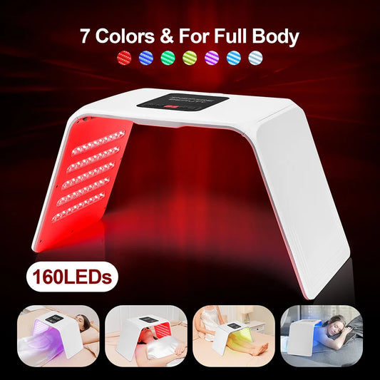 7 Colors LED Mask for Face and Body Spa Lamp Skin Moisturizing Rejuvenation Anti Wrinkle Beauty Care Equipment