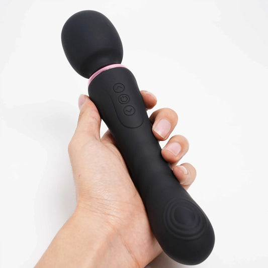 Double Ended Vibrator G Spot Wand Stimulator 10 Modes