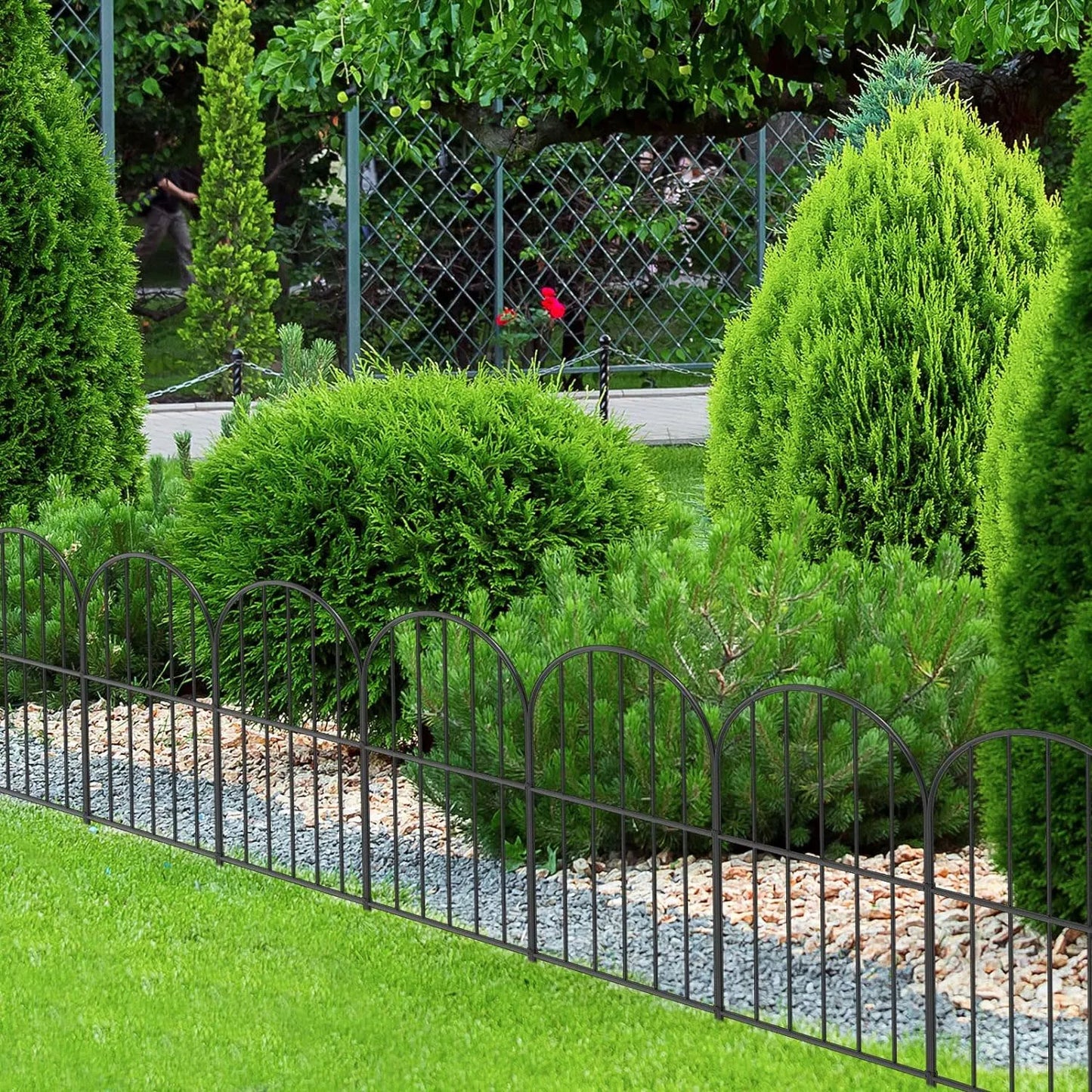 Decorative Garden Fencing, Rust-Proof Wire Panels Edge