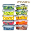 BPA Free Reusable Storage Containers 840ml Microwave Safe Freezer Dishwasher